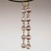 Choker ojos de gato blanco y rosa