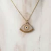 Gargantilla colgante ojo étnico